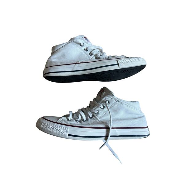 Converse Womens 9 Chuck Taylor All Star Madison Mid Top Grunge 90s Sneaker F1 - Picture 4 of 5